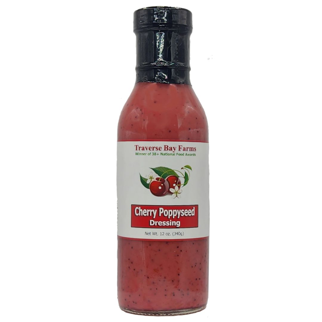 Cherry Poppyseed Salad Dressing, 12 oz. – Traverse Bay Farms Cherry Poppyseed Salad Dressing, 12 oz. – Traverse Bay Farms