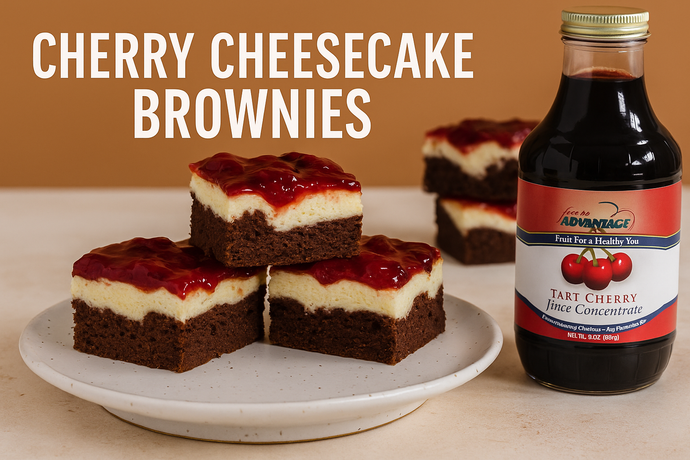Tart Cherry Recipe: Cherry Cheesecake Brownies