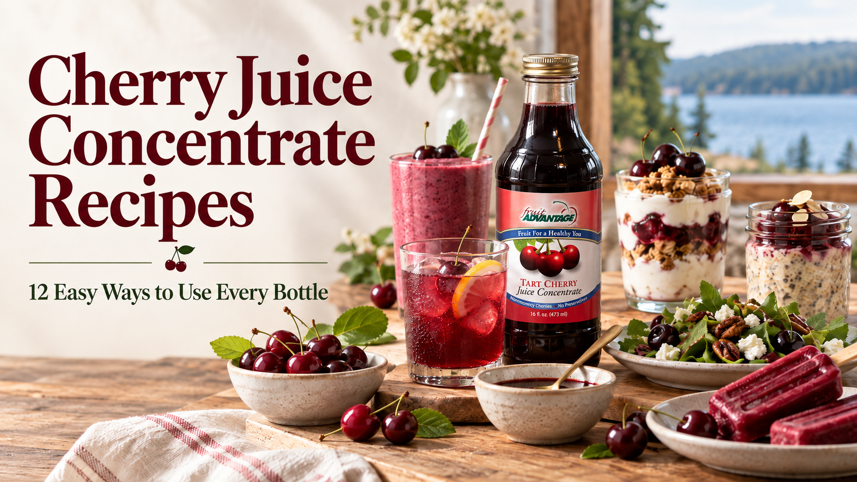 Cherry Juice Concentrate Recipes: 12 Easy Ways to Use Every Bottle