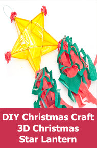 DIY Christmas Craft Ideas - Three-Dimensional Christmas Star
