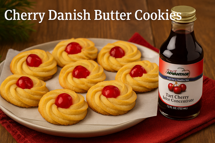 Cherry Danish Butter Cookies