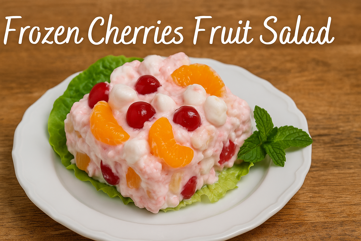 Frozen Cherries and Fruit Salad