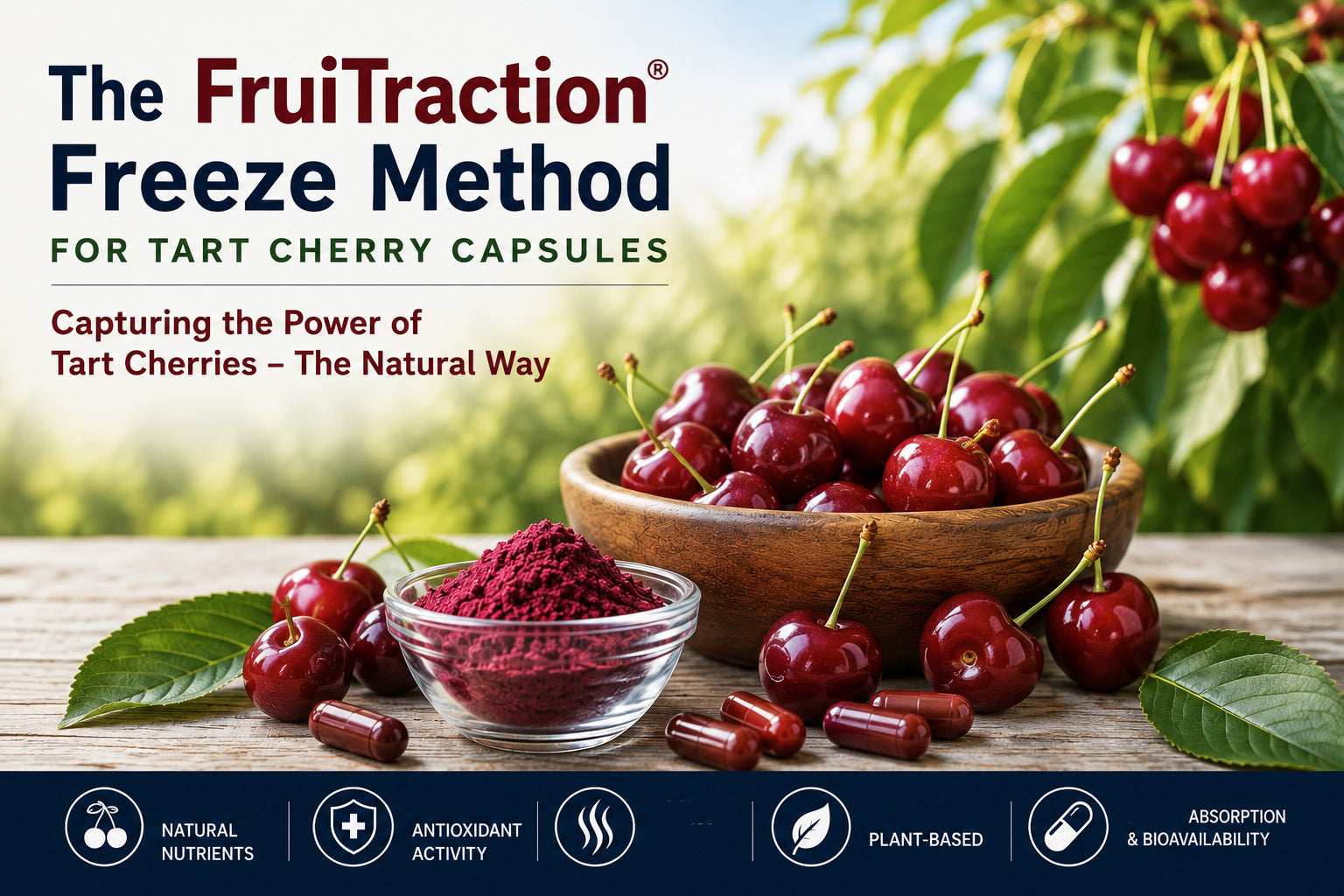 Fruit Advantage Fruitraction Freeze Method Cherry Capsules