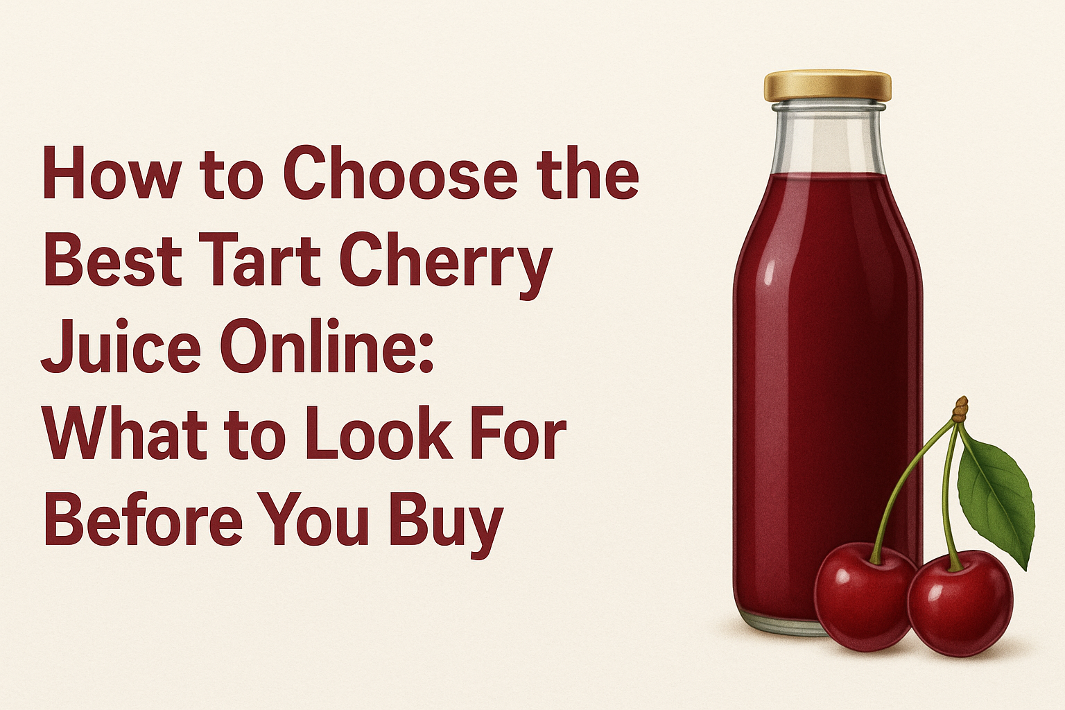 Where to buy tart cherry juice online