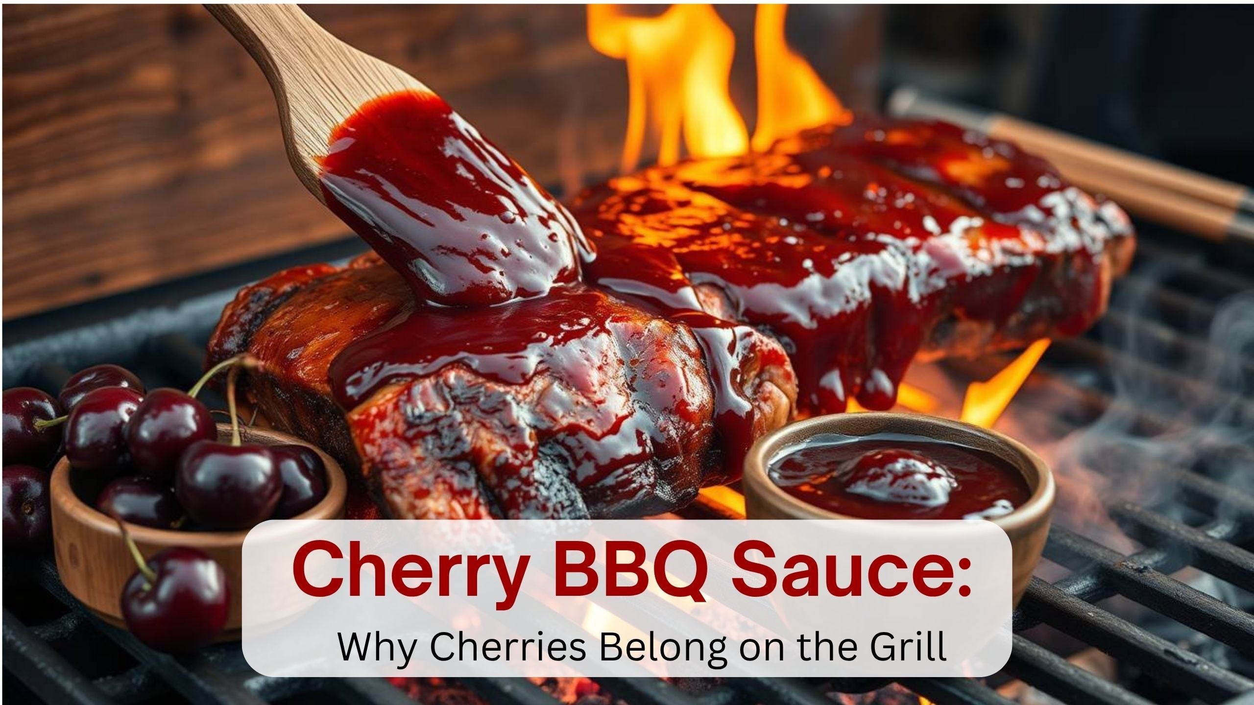 Cherry BBQ Sauce - Michigan Cherry Barbecue Sauce