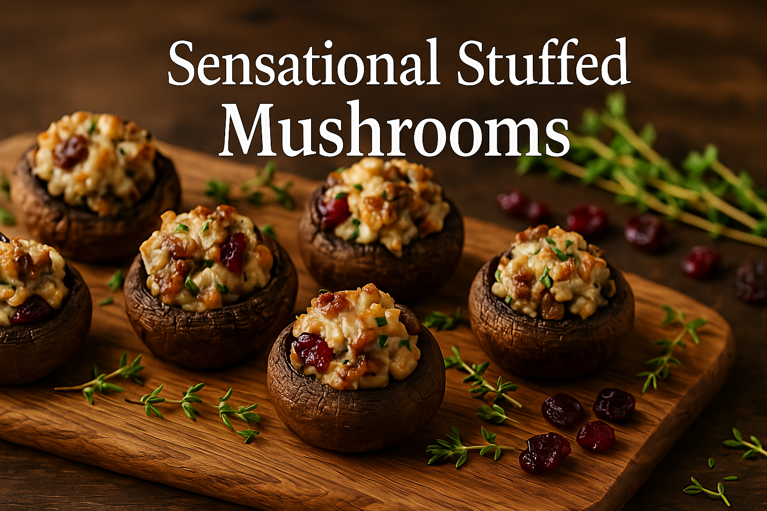 Sensational Stuffed Mushrooms Cherry Recipes