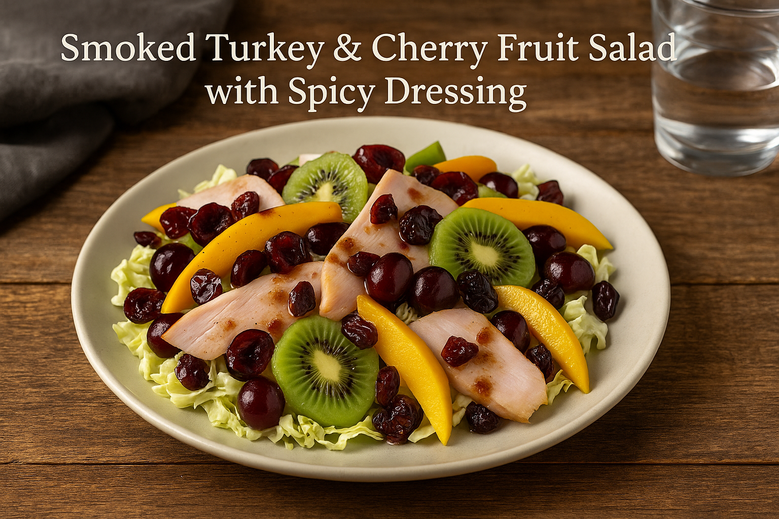 Cherry and Smoked Turkey Salad