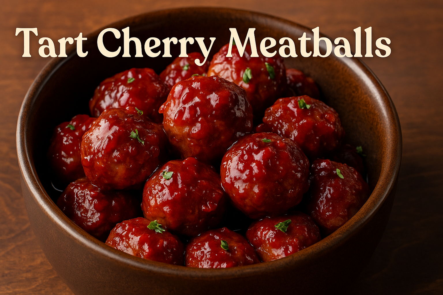 Tart Cherry Recipes-Cherry Meatballs