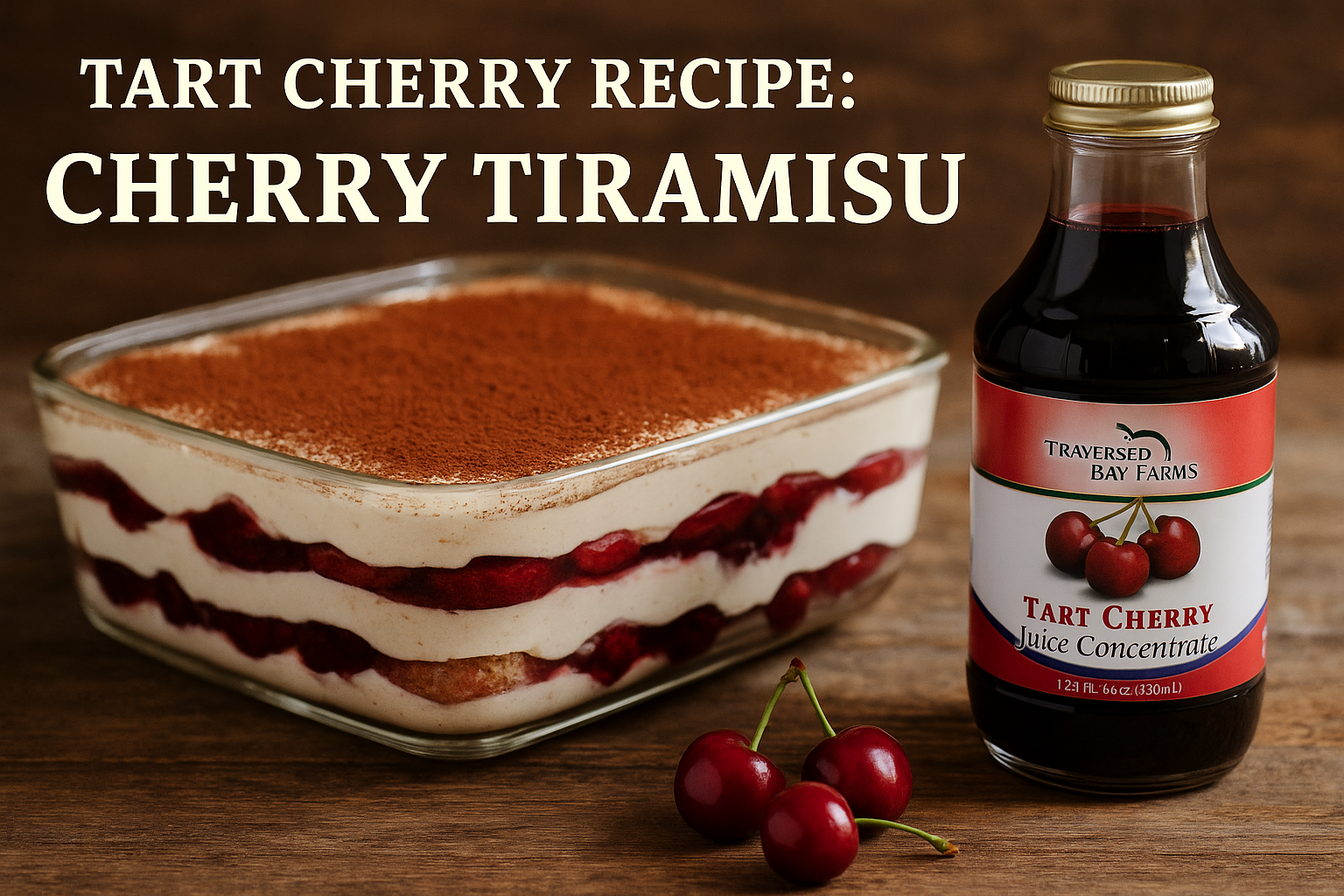 Tart Cherry Recipe: Cherry Tiramisu