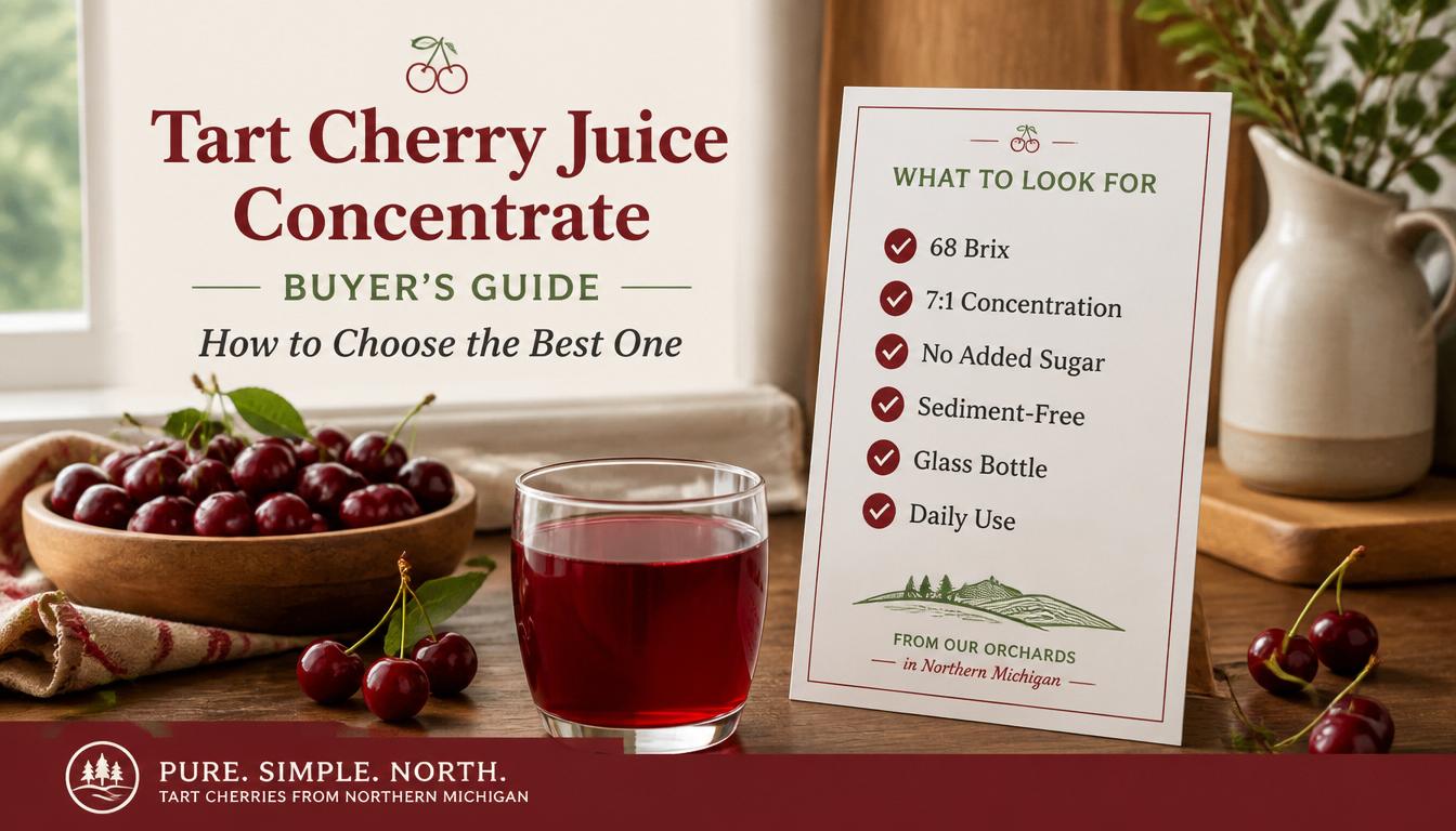 Tart Cherry Juice Concentrate Buyers Guide: How to Choose the Best One