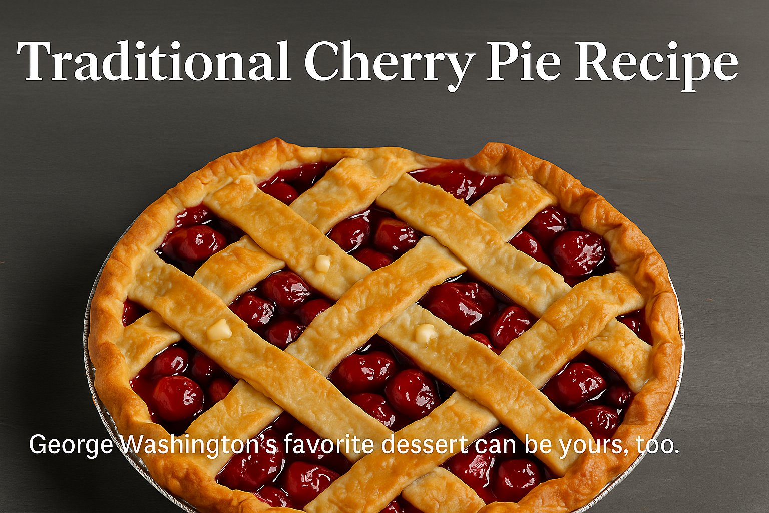 Traditional Cherry Pie Recipe