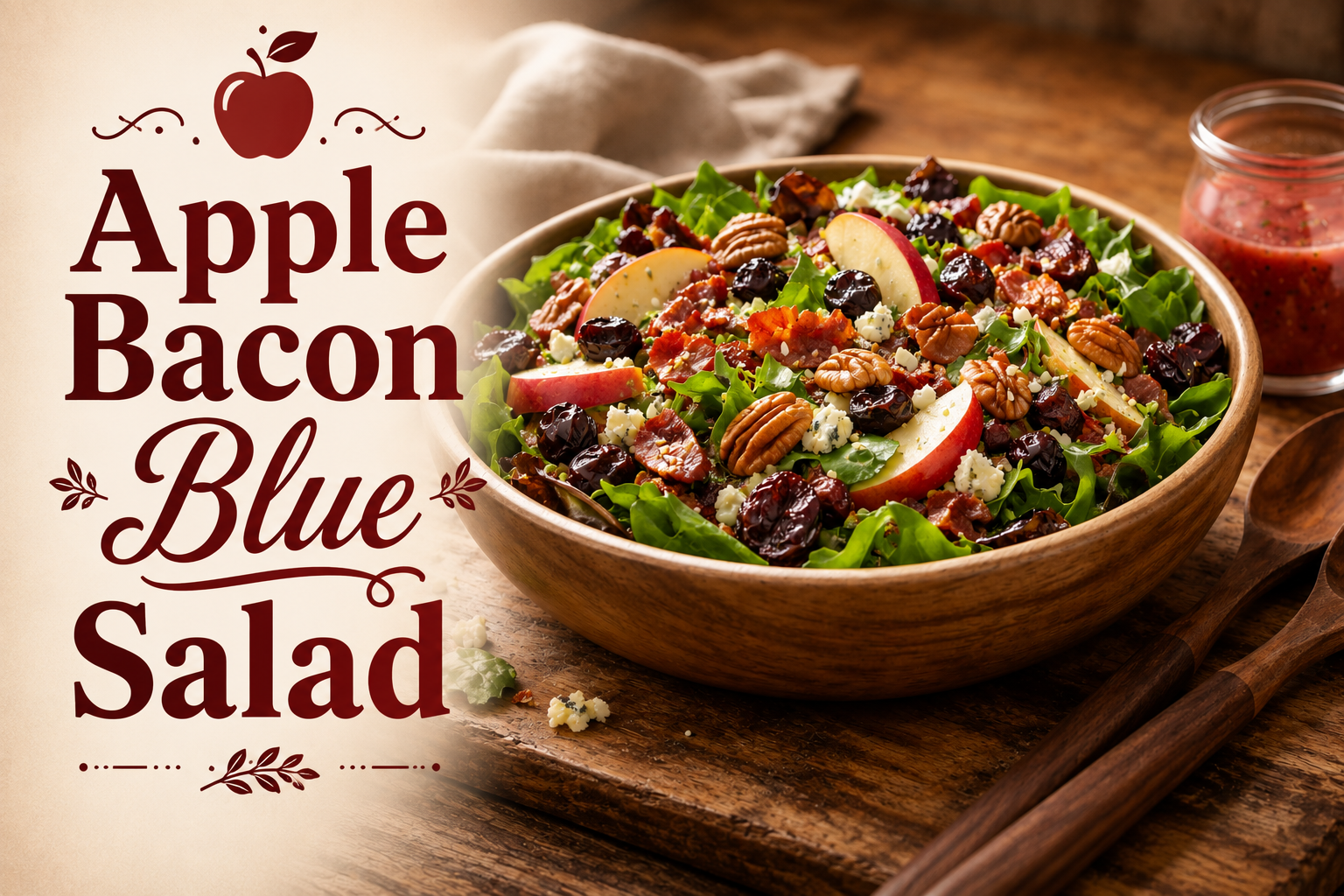 Apple Bacon Blue Salad