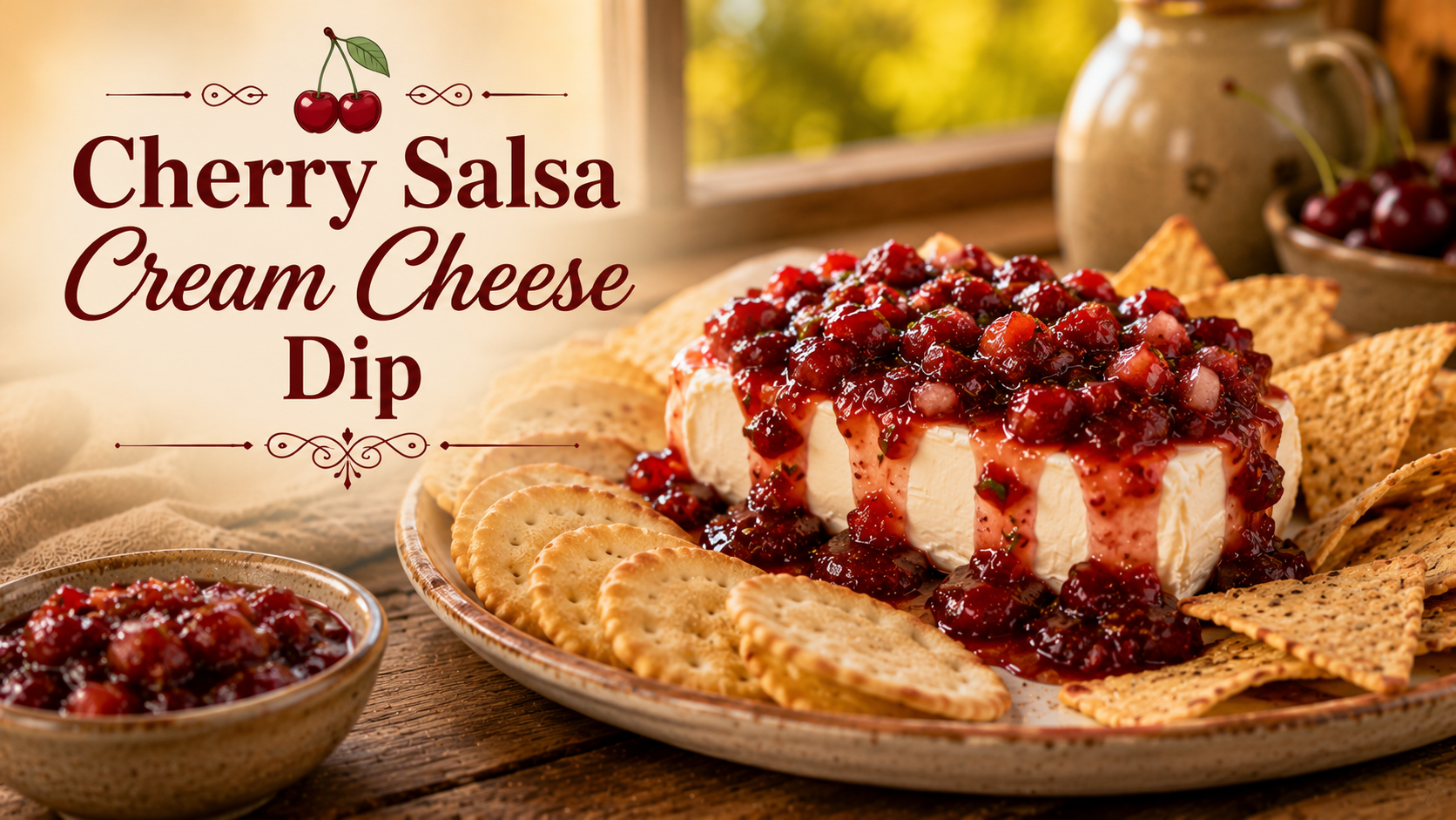 Cherry Salsa Cream Cheese Dip: The Easiest Sweet-and-Savory Party Appetizer