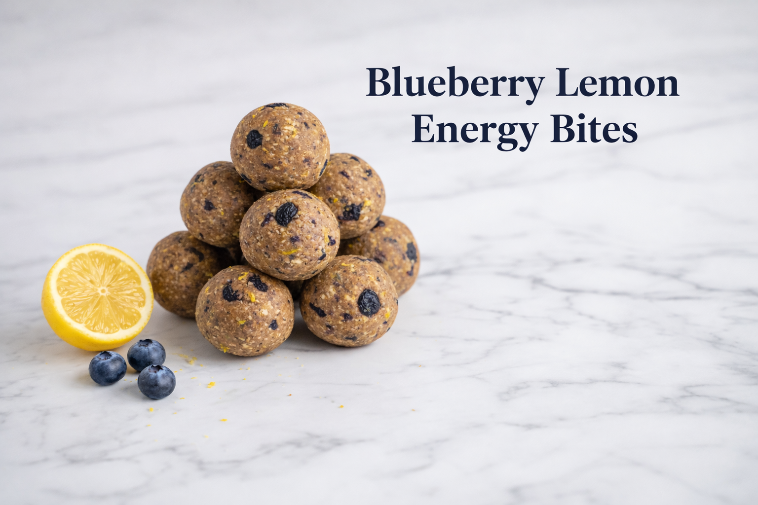 Blueberry Lemon Energy Bites