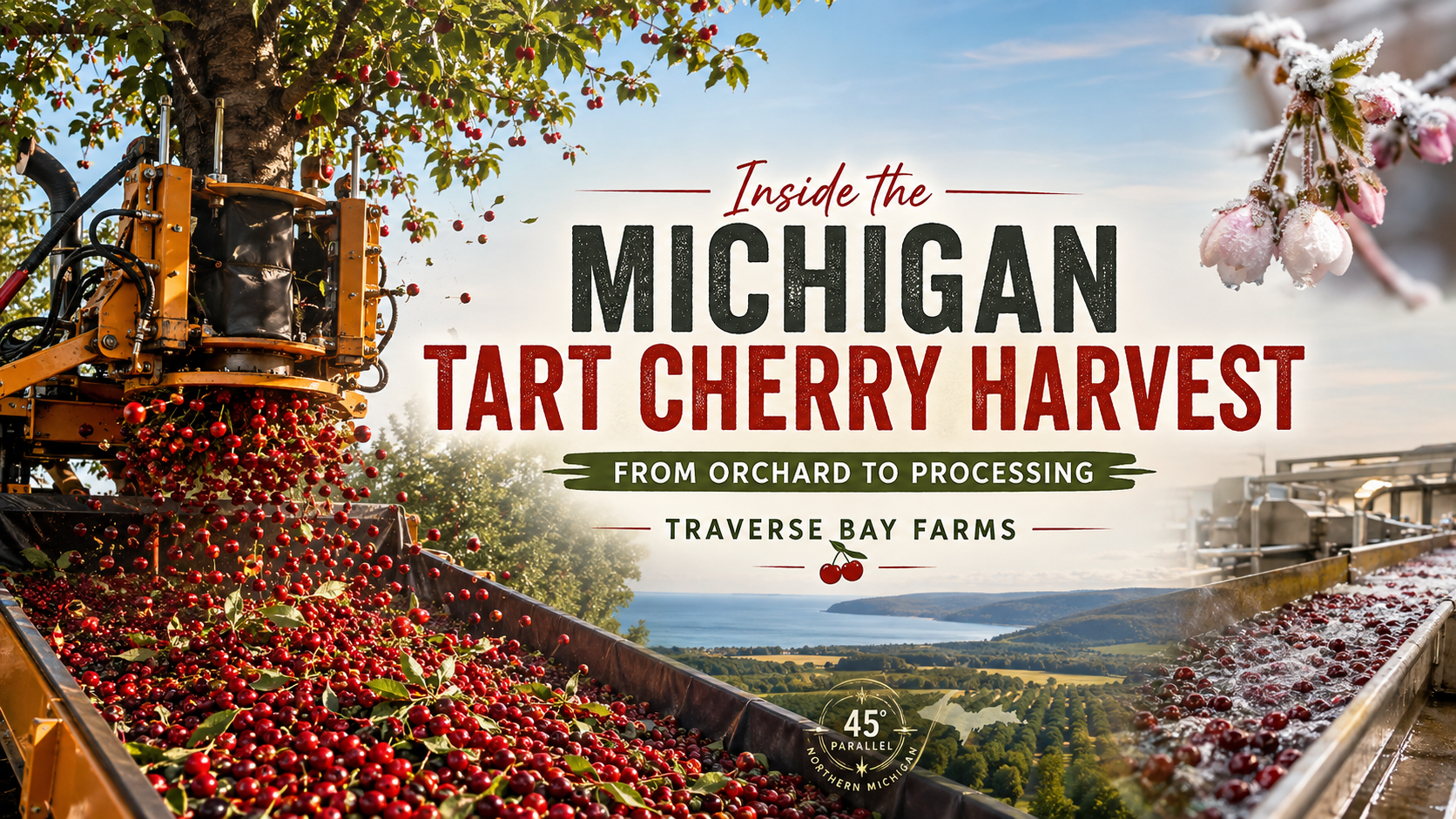 Inside the Michigan Tart Cherry Harvest: From Orchard to Processing