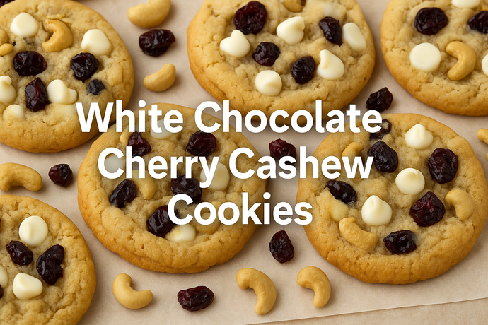 White Chocolate Cherry Cashew Cookie Recipe