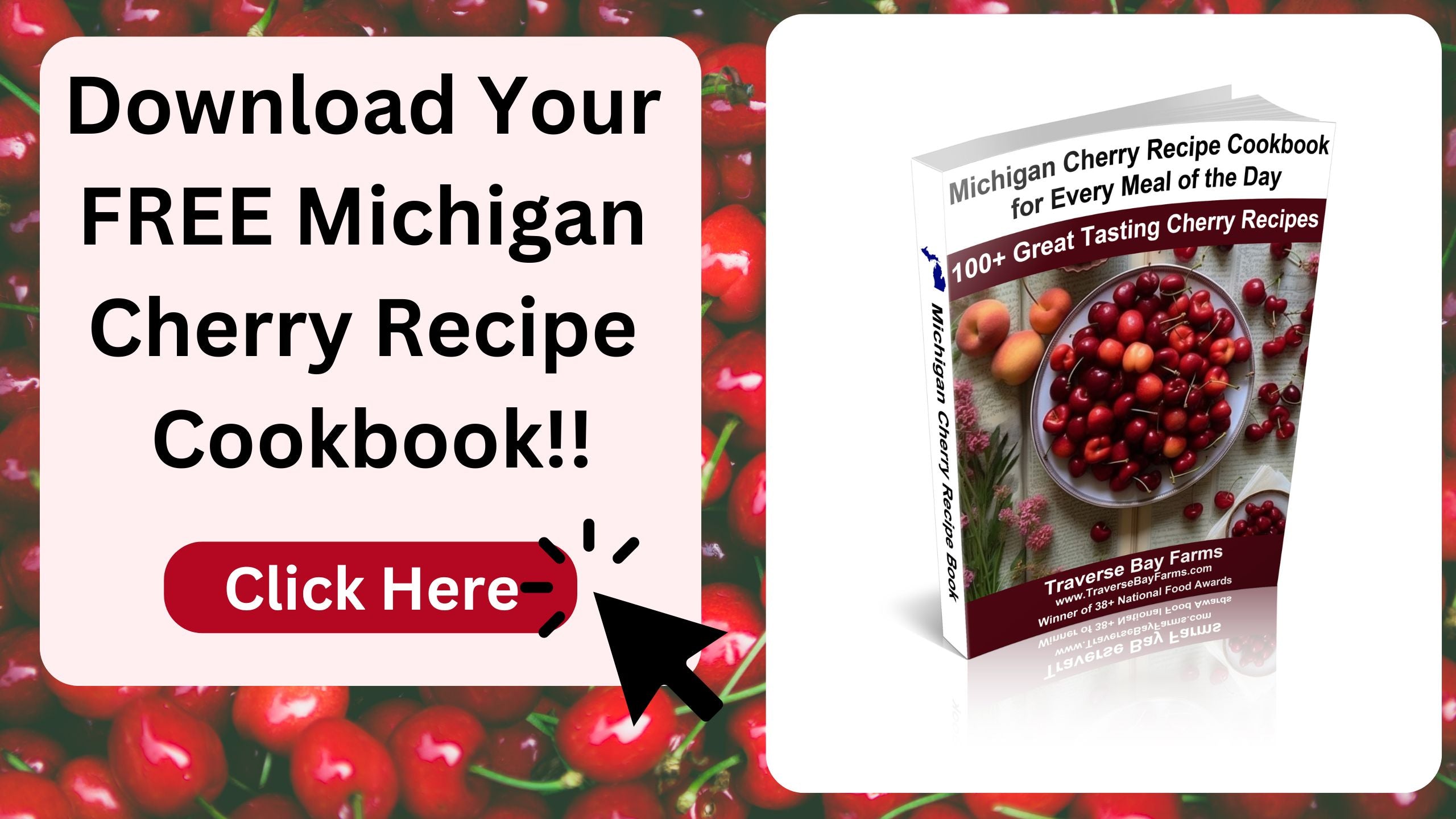 Download Your FREE Michigan Cherry Recipe Cookbook!