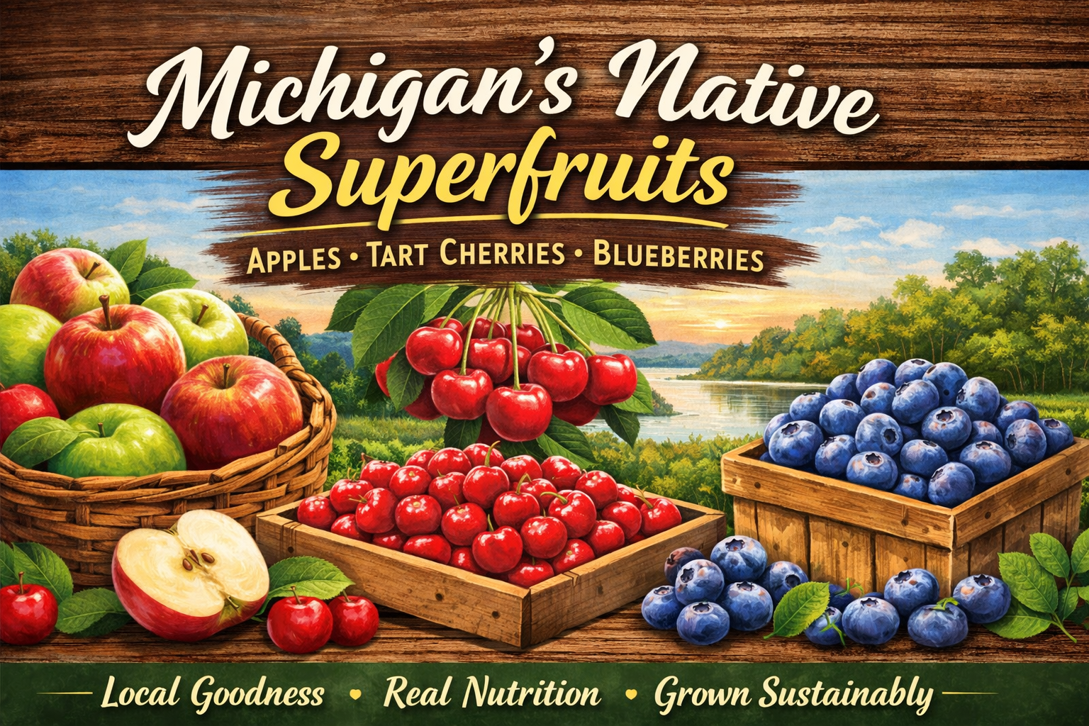 What Are Michigan’s Native Superfruits? Apples, Cherries, and Blueberries Explained