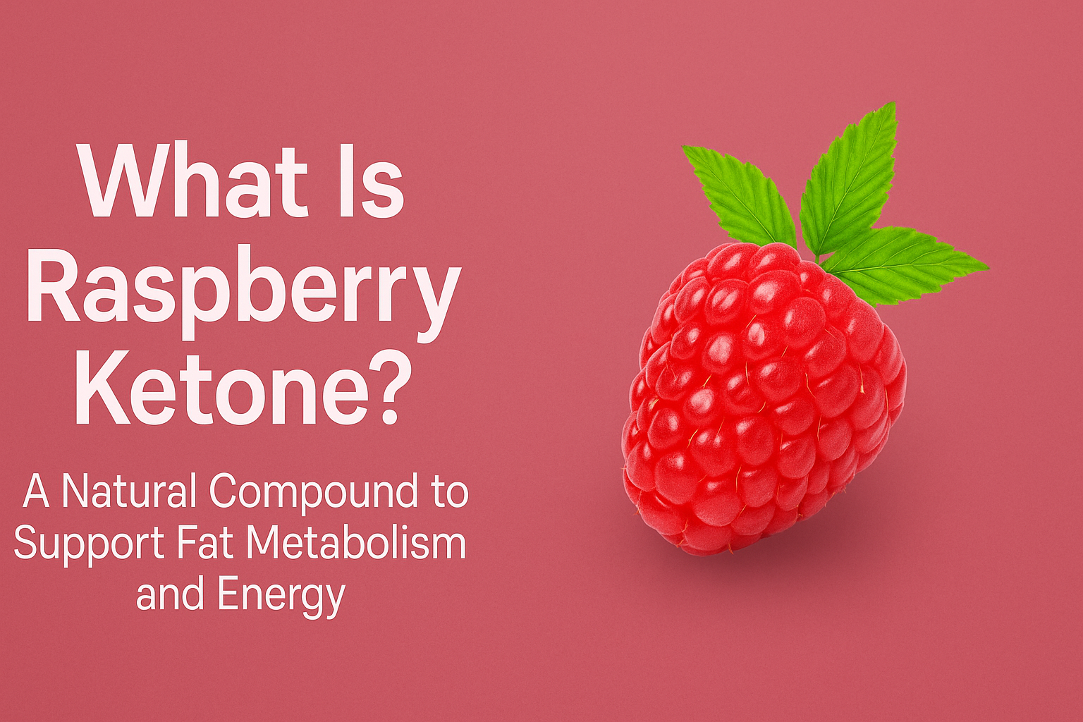 What Is Raspberry Ketone? A Natural Compound to Support Fat Metabolism and Energy