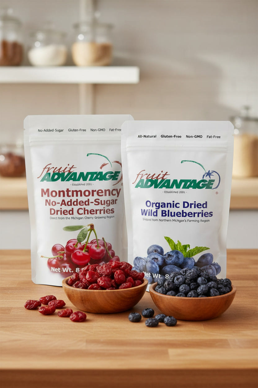 Traverse Bay Farms Tart Dried Cherries and Dried Blueberries