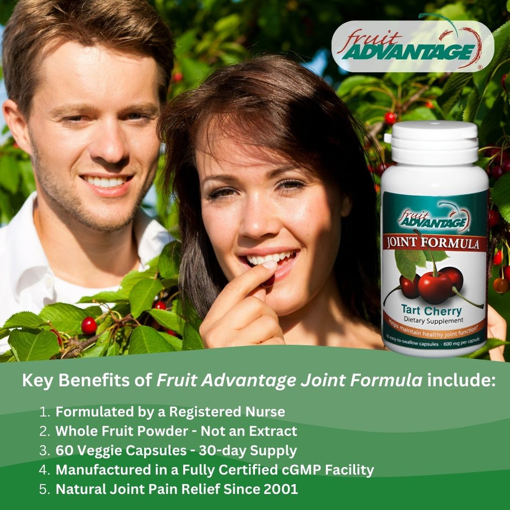 Fruit Advantage Tart Cherry Capsules Joint Formula - 60 count - Traverse Bay Farms