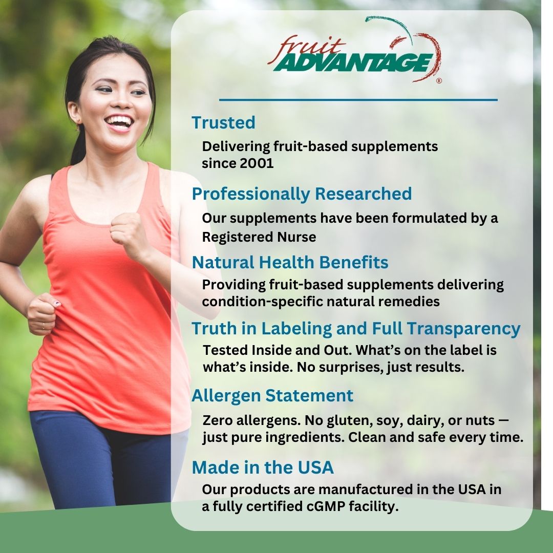 Fruit Advantage Tart Cherry Capsules Joint Formula - 60 count - Traverse Bay Farms