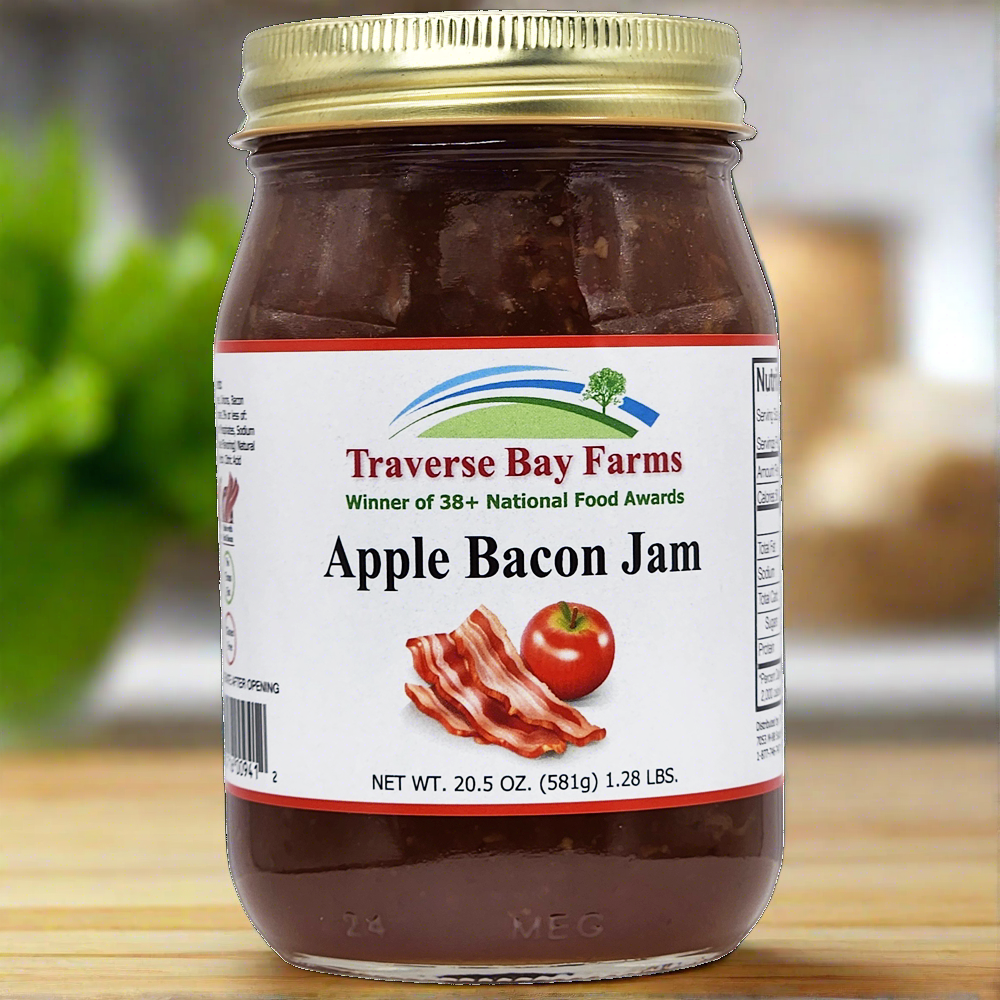Apple Bacon Jam - 20.5 Oz. - Traverse Bay Farms