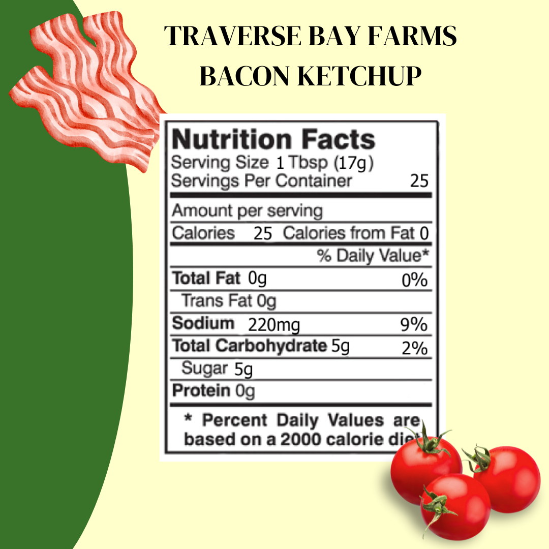 Bacon Ketchup - 15 Oz. - Traverse Bay Farms