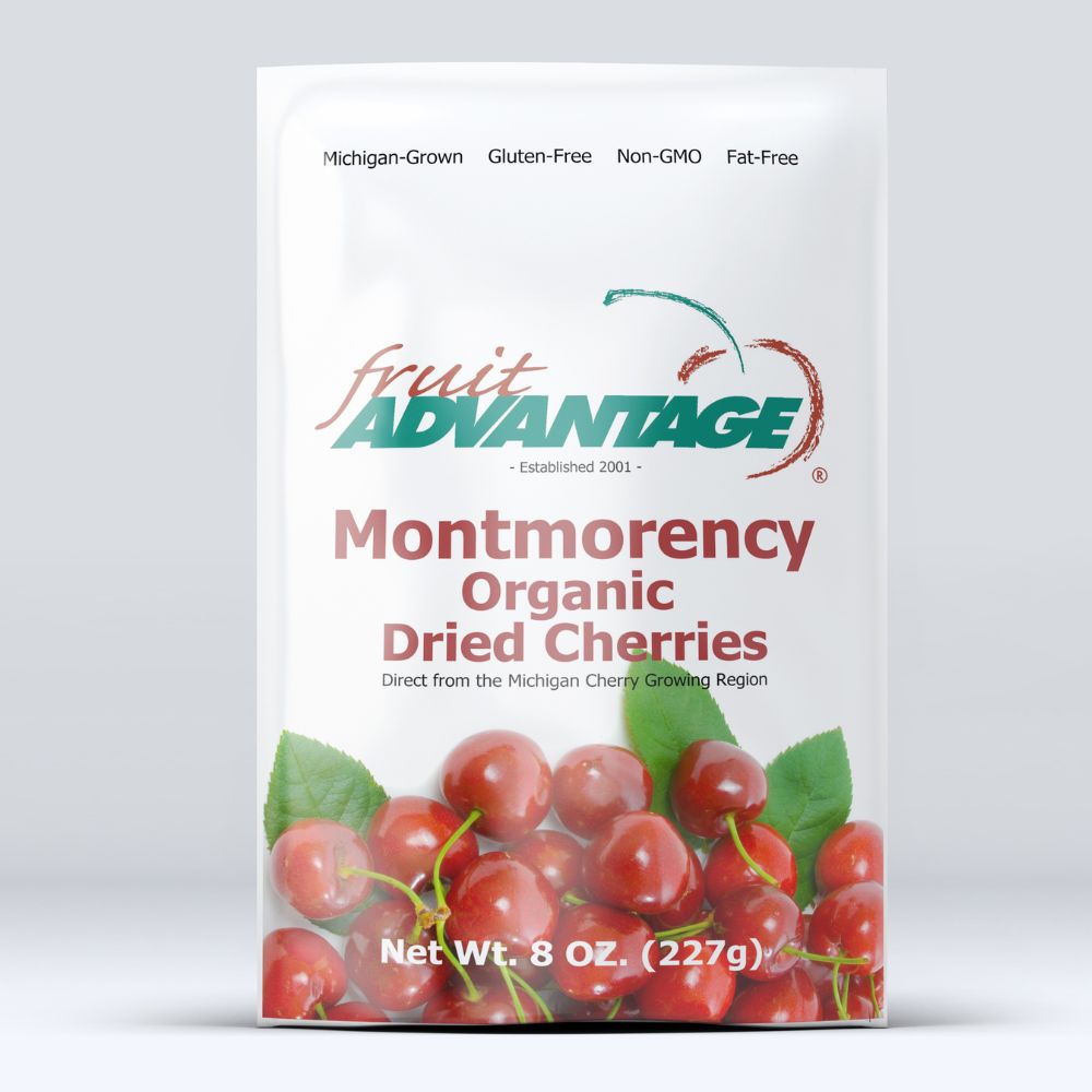 Dried Organic Tart Cherries - 8 oz bag Secondary image