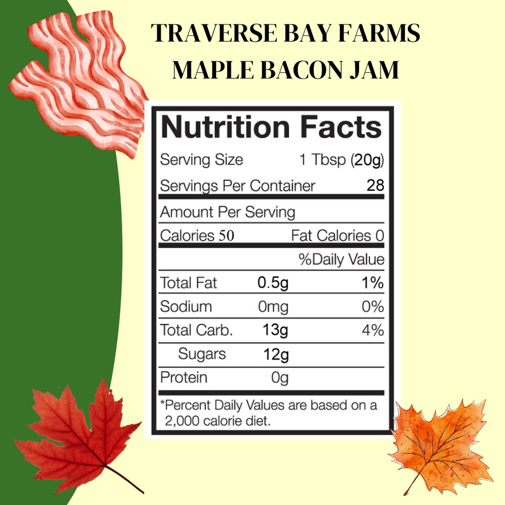 Maple Bacon Jam - 20.5 Oz. - Traverse Bay Farms