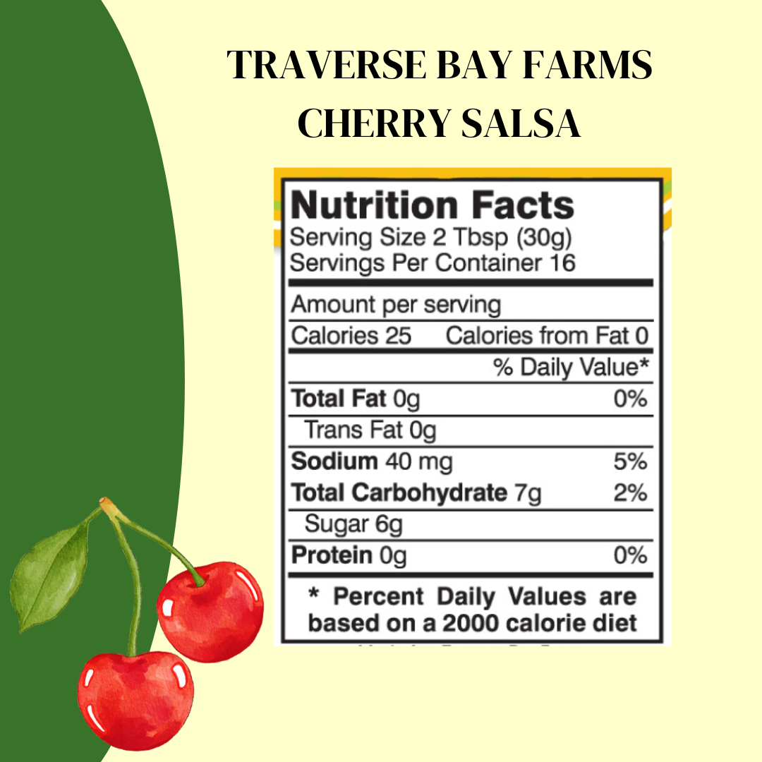 Cherry Salsa - Medium, 16 oz - Traverse Bay Farms
