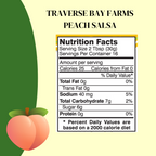 Peach Salsa - Medium, 16 oz - Traverse Bay Farms