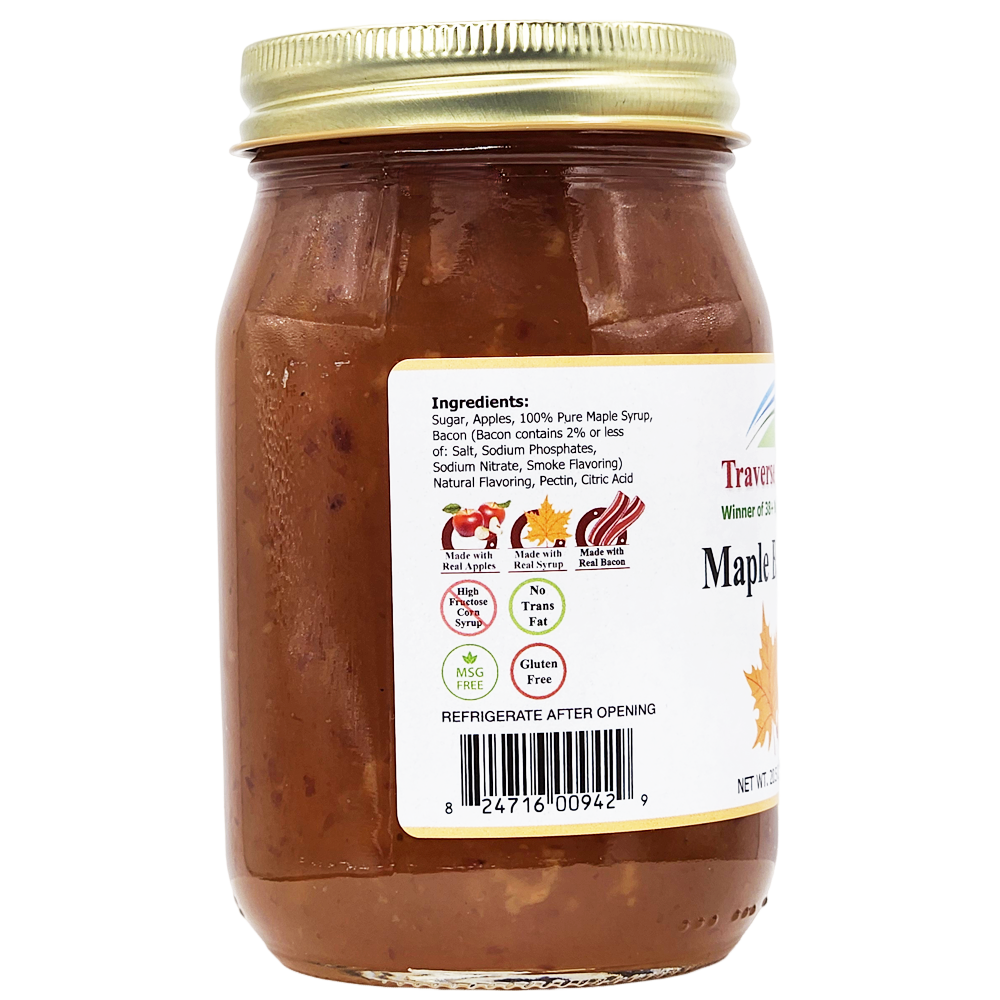 Maple Bacon Jam - 20.5 Oz. - Traverse Bay Farms