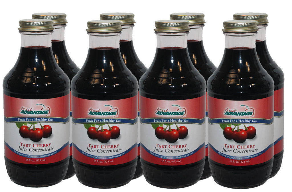 12 Bottles - Michigan-grown, Tart Cherry Juice Concentrate - Traverse Bay Farms