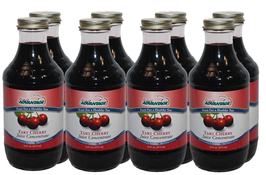 12 Bottles - Michigan-grown, Tart Cherry Juice Concentrate - Traverse Bay Farms