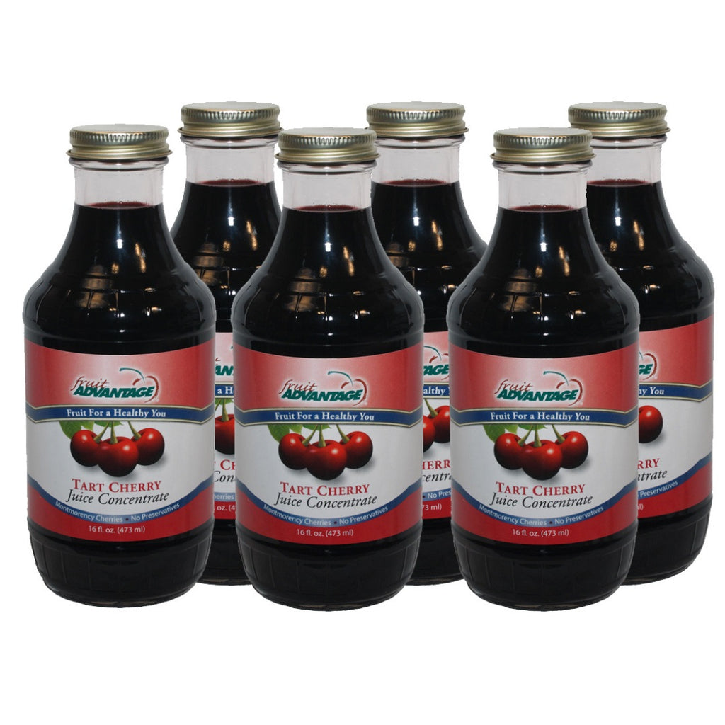 6 Bottles - Michigan-grown, Tart Cherry Juice Concentrate - Traverse Bay Farms