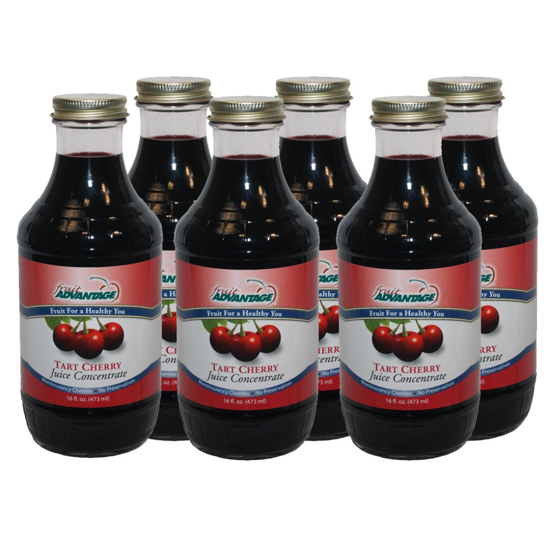 6 Bottles - Michigan-grown, Tart Cherry Juice Concentrate - Traverse Bay Farms