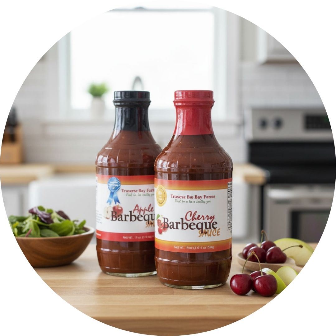 Shop Fruit-Based BBQ Sauces and Salsas. Gourmet Michigan cherry and apple grilling sauces for healthy meals.