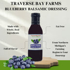 Blueberry Balsamic Vinaigrette Dressing, 12 oz. - Traverse Bay Farms