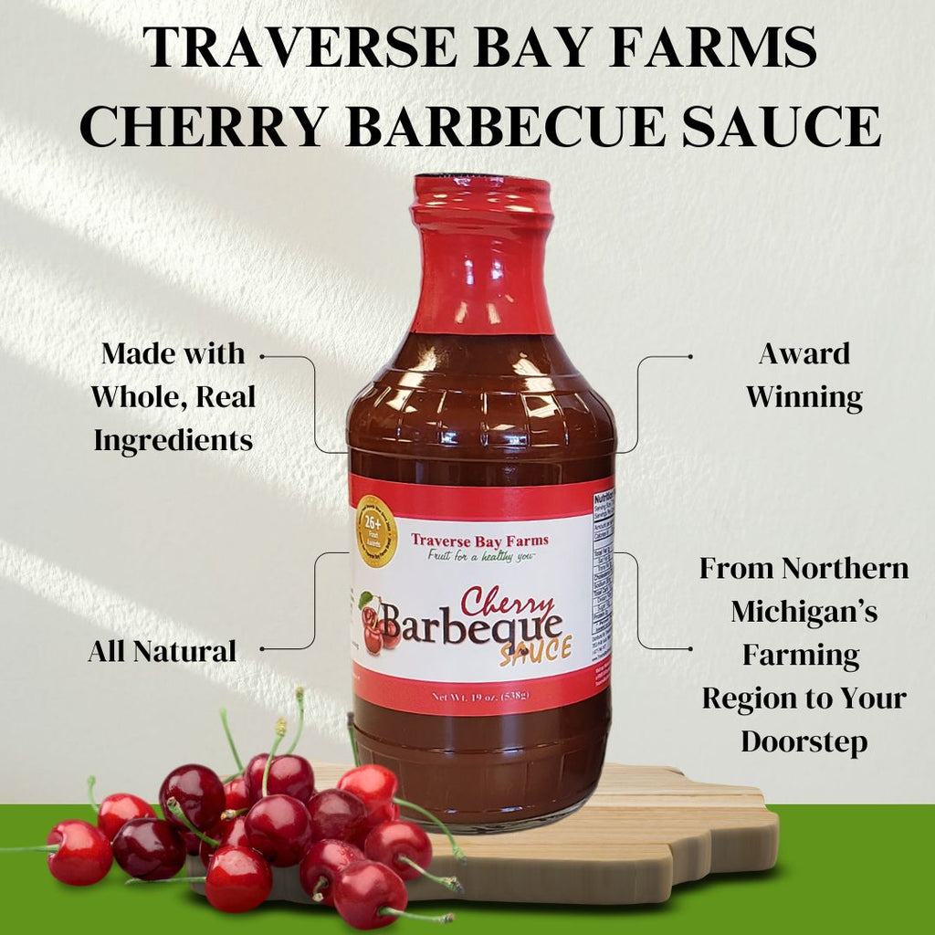 Cherry BBQ Sauce, 19 oz. - Traverse Bay Farms