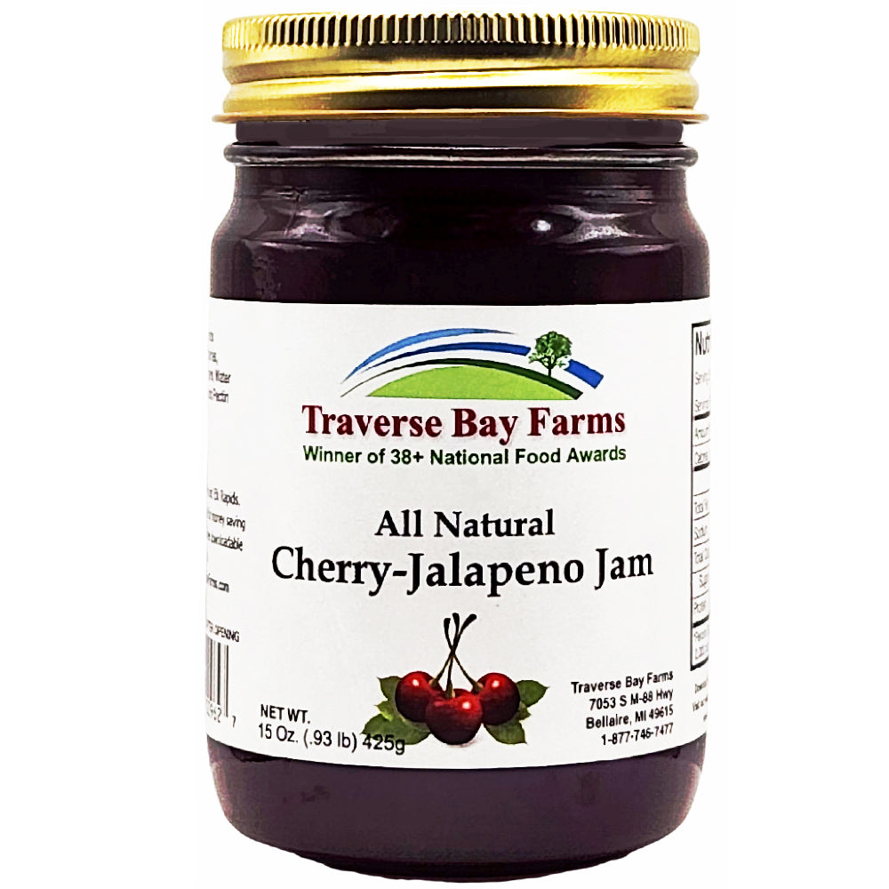 Cherry Jalapeno Jam - 15 oz. - Traverse Bay Farms Main image