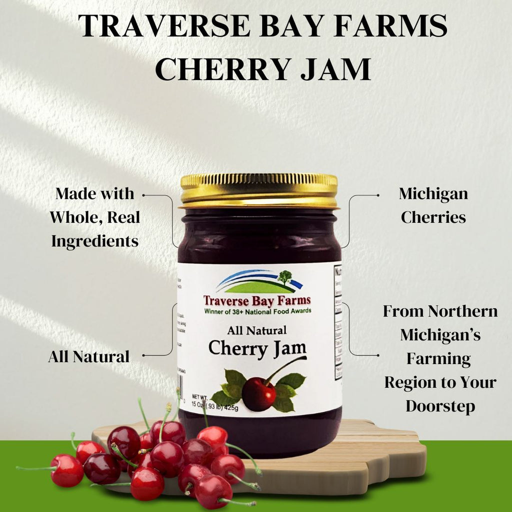 Cherry Jam - 15 oz. - Traverse Bay Farms