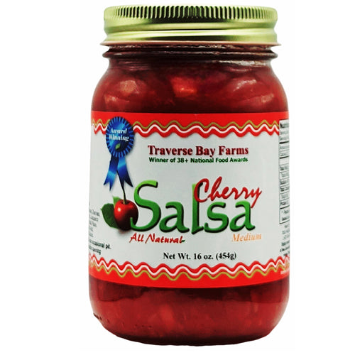 Cherry Salsa - Medium, 16 oz - Traverse Bay Farms