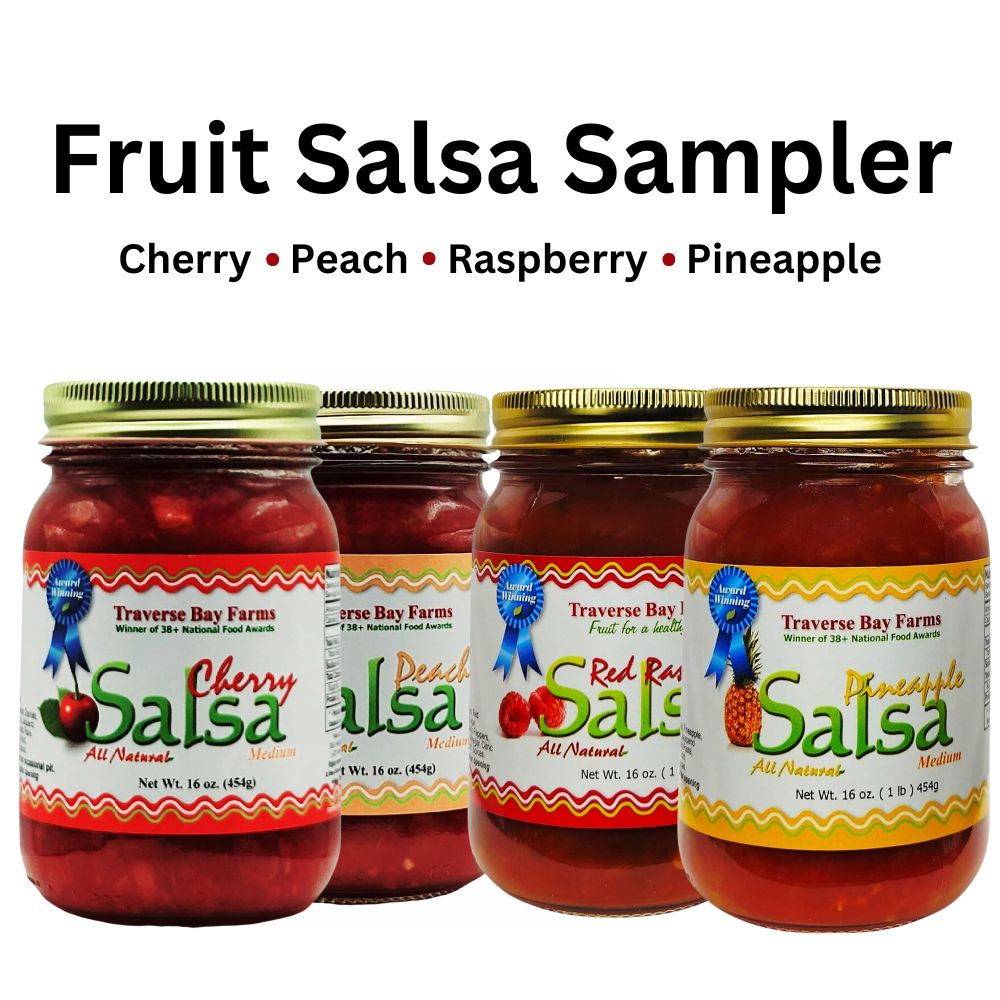 Traverse Bay Farms Fruit Salsa Sampler, 4 - 16 oz jars