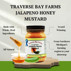 Jalapeno Honey Mustard, 19 oz. - Traverse Bay Farms