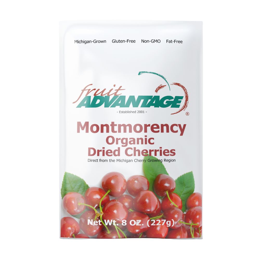 Dried Organic Tart Cherries - 8 oz bag - Traverse Bay Farms Main image