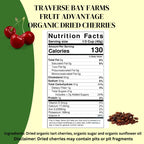 4 LBS - Organic Dried Cherries - Traverse Bay Farms