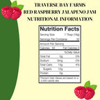 Red Raspberry Jalapeno Jam - 15 oz. - Traverse Bay Farms