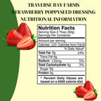 Strawberry Poppyseed Salad Dressing, 12 oz. - Traverse Bay Farms