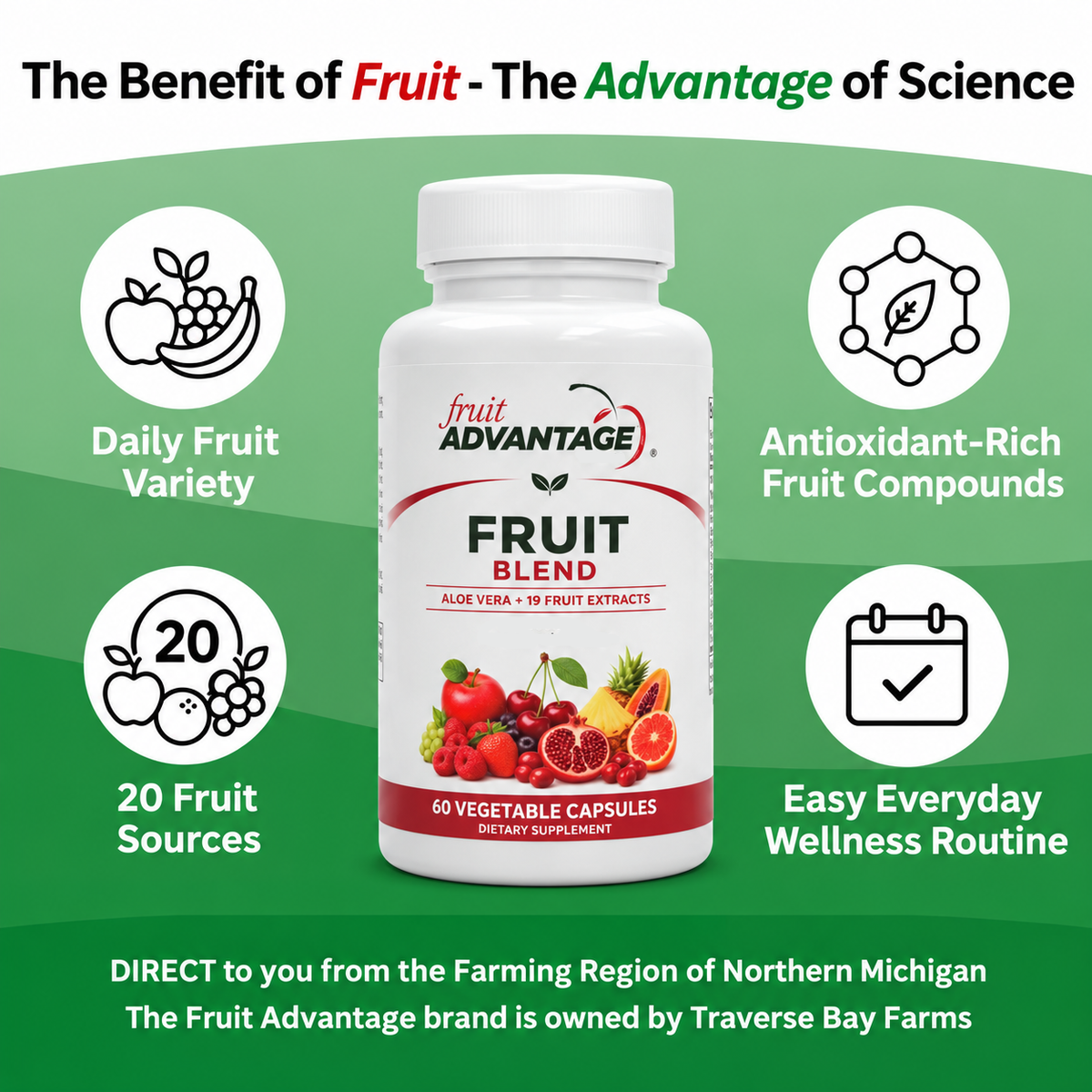 Fruit Advantage Fruit Blend Supplement